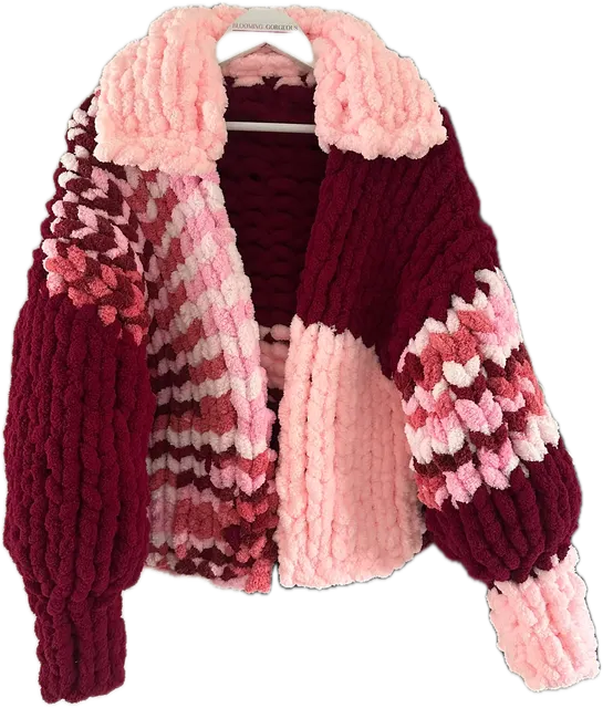 Raspberry Patchwork Ladies Custom Shacket